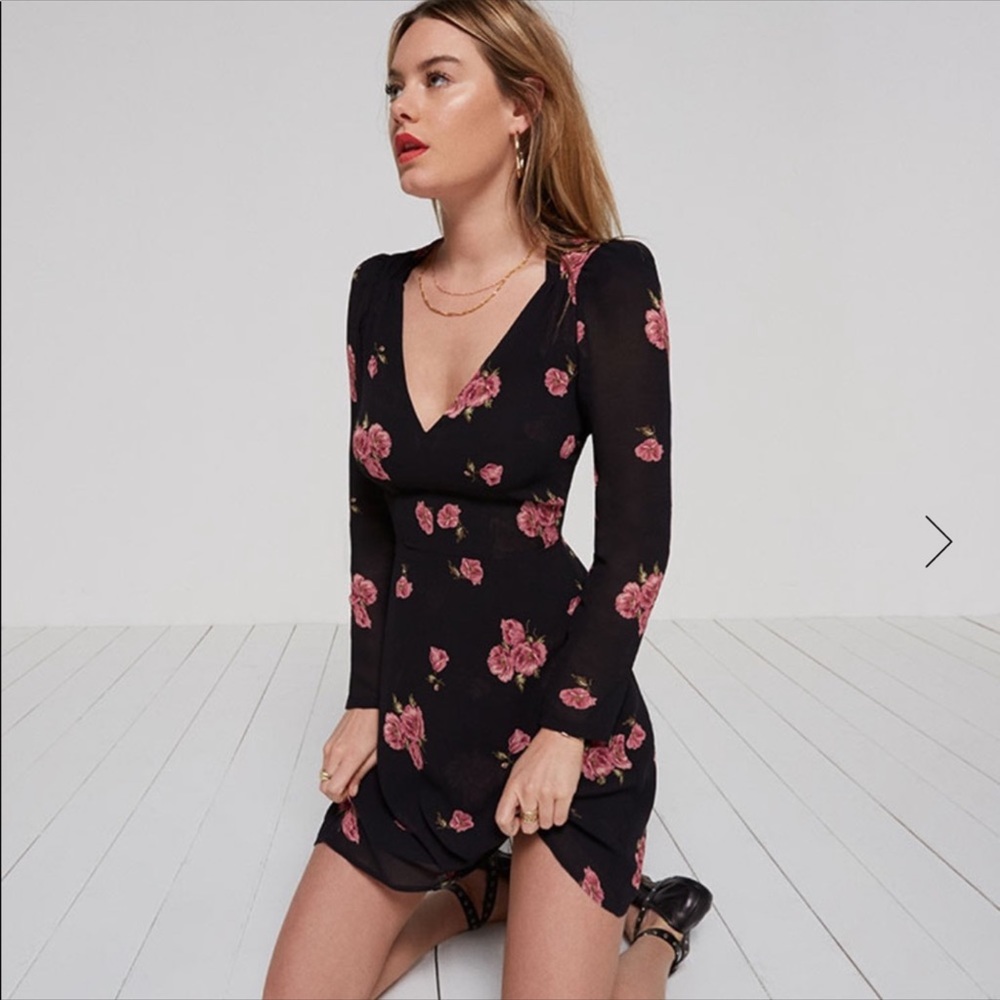 Reformation Bay Dress (Lorraine print) Sz XS/2 - Picture 3 of 6
